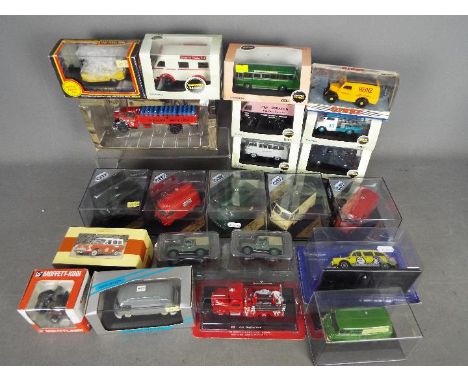 Oxford - Corgi - Vitesse - A mixed lot of 22 boxed diecast vans and trucks in several scales, mostly 1:43 including 4 x Vites