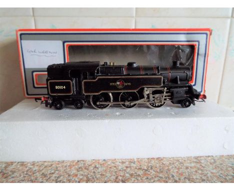 Wrenn - an OO gauge diecast standard tank locomotive, BR black livery 2-6-4 op no 80104 # W2218A, appears vg or vg+ in vg or 