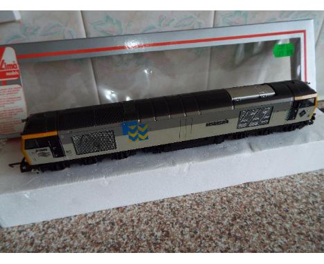 Lima - an OO gauge diesel locomotive class 60, faun and brown livery op no 60020 'Great Whernside' # L205023A2, appears excel