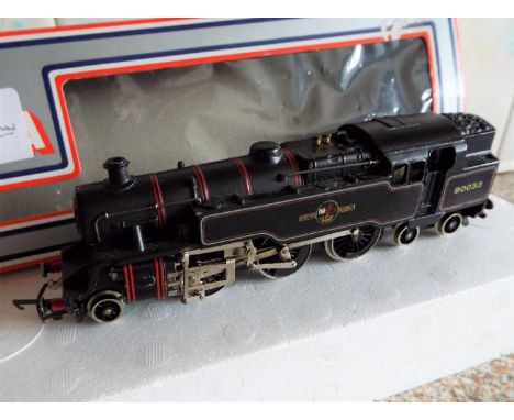 Wrenn - an OO gauge diecast 4MT tank locomotive, 2-6-4 BR black livery 2-6-4 op no 80033 # W2218, appears vg or vg+ in vg or 