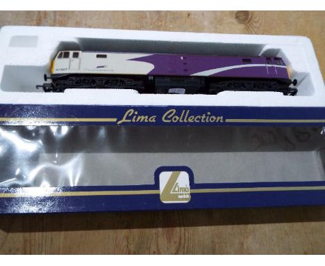 Lima Collection - an OO gauge class 47 diesel electric locomotive op no 47807 'Porterbrook' with purple and beige livery # L2