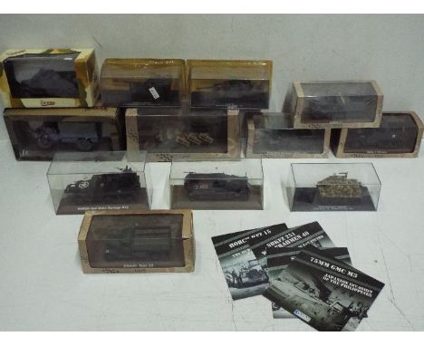 Atlas - Victoria - DelPrado - A collection of  12 military vehicles in 1:43 scale including Victoria Opel Blitz troop carrier