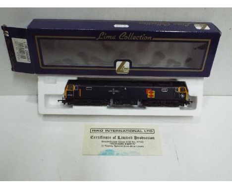 Lima Collection - an OO gauge diesel electric locomotive, class 47 Merddin Emrys op no 47145 issued in a limited edition with