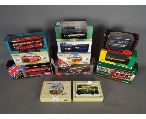 Corgi - Solido - Creative Master - EFE - A collection of 11 boxed bus models in various scales including # 97340 Trent Motor 