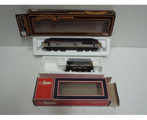 Mainline Dapol, Lima - two OO gauge diesel electric locomotives comprising class 56 Thornaby TMD grey livery op no  56069 # 3