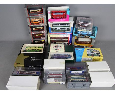 Corgi - Original Onibus - A collection of 18 boxed bus models in 1:76 and 1:50 scales including # CC25601 Scout Motor Service