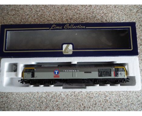 Lima Collection - an OO gauge diesel electric locomotive, class 60 James Murray op no 60063 grey livery Transrail # L204768, 