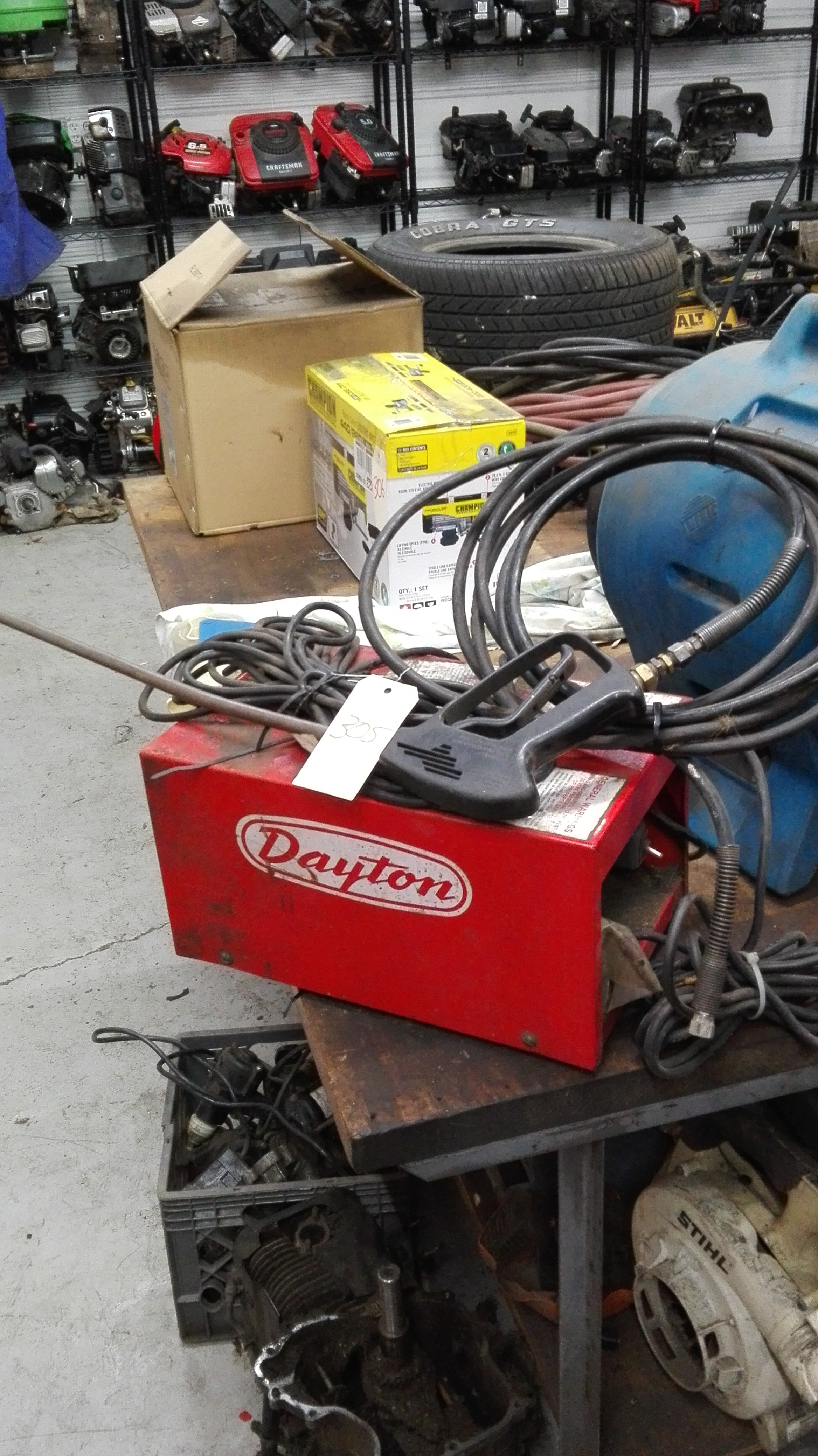 Dayton pressure washer