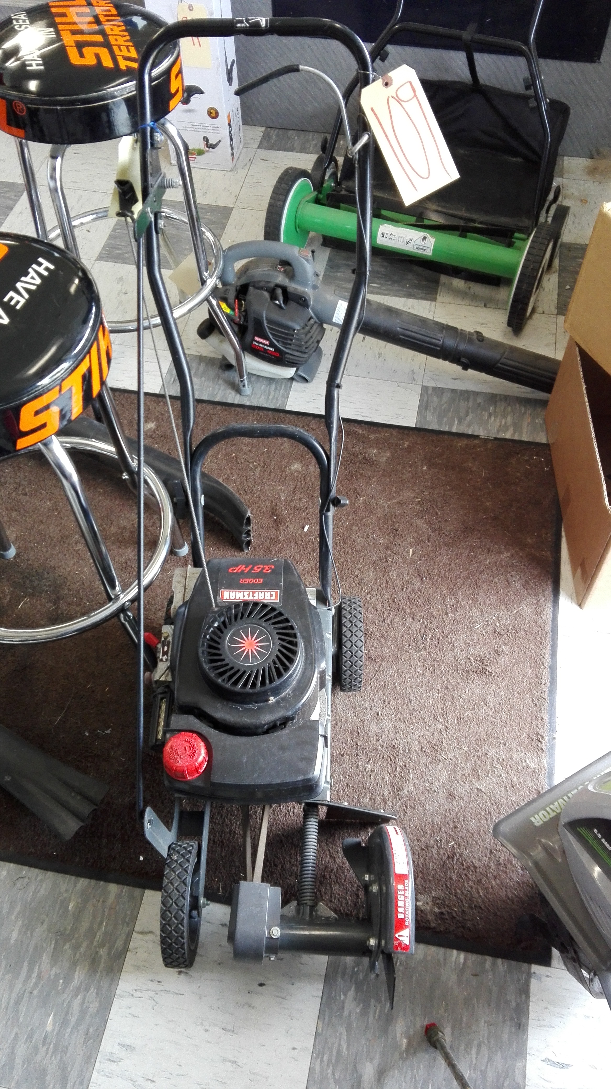 Craftsman 3.5 hp edger,gas, 536, new