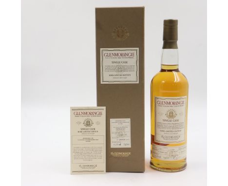 Glenmorangie 1995 single cask 3170 Scotch whisky, bottled at cask strength 59.6 vol, 75cl, 63/297, with card box. UK P&amp;P 