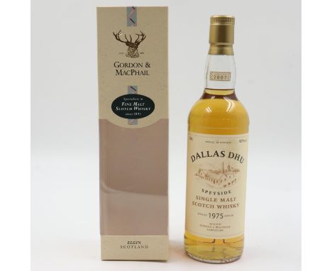 Dallas Dhu single malt Scotch whisky, distilled 1975 bottled 2007, 32 years old, bottled for Gordon &amp; McPhail. UK P&amp;P