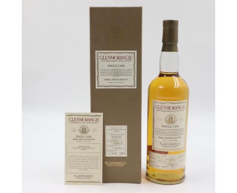 Glenmorangie 1995 single cask 3170 Scotch whisky, bottled at cask strength 59.6 vol, 75cl, 63/297, with card box. UK P&amp;P 