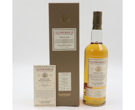 Glenmorangie 1995 single cask 3170 Scotch whisky, bottled at cask strength 59.6 vol, 75cl, 63/297, with card box. UK P&amp;P 