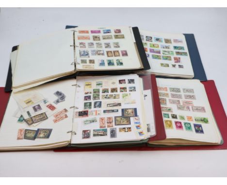 Five albums of Commonwealth stamps. UK P&amp;P Group 2 (£20+VAT for the first lot and £4+VAT for subsequent lots) 