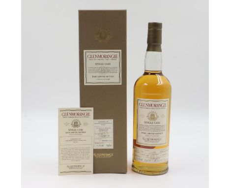 Glenmorangie 1995 single cask 3170 Scotch whisky, bottled at cask strength 59.6 vol, 75cl, 63/297, with card box. UK P&amp;P 