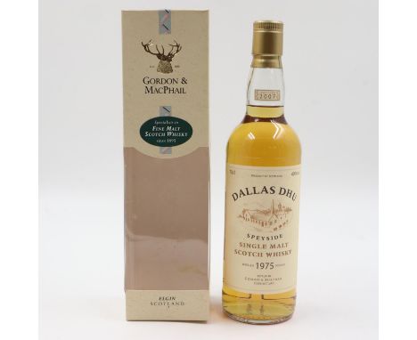 Dallas Dhu single malt Scotch whisky, distilled 1975 bottled 2007, 32 years old, bottled for Gordon &amp; McPhail. UK P&amp;P