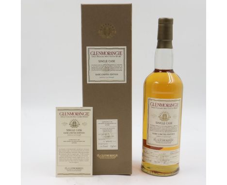 Glenmorangie 1995 single cask 3170 Scotch whisky, bottled at cask strength 59.6 vol, 75cl, 63/297, with card box. UK P&amp;P 