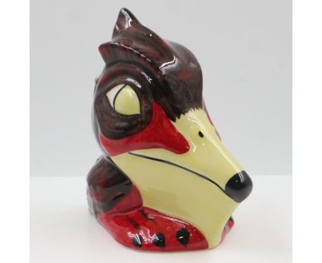 Lorna Bailey pelican, no cracks or chips, H: 10 cm. UK P&amp;P Group 1 (£16+VAT for the first lot and £2+VAT for subsequent l