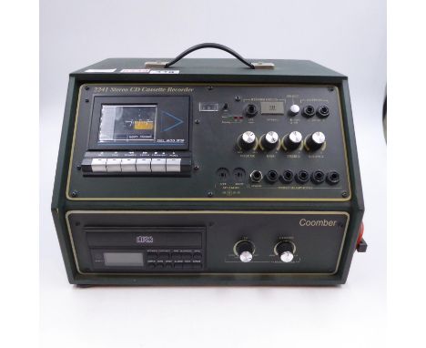 Vintage Coomber 2241 stereo CD cassette recorder. All electrical items in this lot have been PAT tested for safety and have p