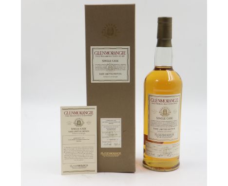 Glenmorangie 1995 single cask 3170 Scotch whisky, bottled at cask strength 59.6 vol, 75cl, 63/297, with card box. UK P&amp;P 