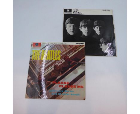 Please Please Me and with The Beatles gold radiophone label. UK P&amp;P Group 1 (£16+VAT for the first lot and £2+VAT for sub