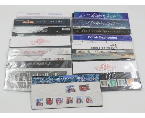 Selection of UK mint stamp sets, face value in excess of £100. UK P&amp;P Group 1 (£16+VAT for the first lot and £2+VAT for s