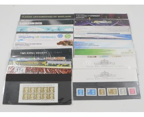 Selection of UK mint stamp sets, face value in excess of £100. UK P&amp;P Group 1 (£16+VAT for the first lot and £2+VAT for s