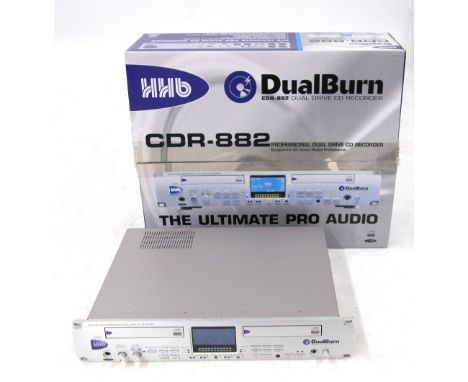 HHB CDR-882 Dual Burn professional dual drive CD recorder, boxed 
