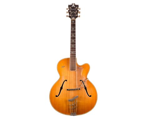 Frank Allen (The Searchers) - 1956 Hofner Committee acoustic archtop guitar, made in Germany, ser. no. 2xx7; Finish: brunette