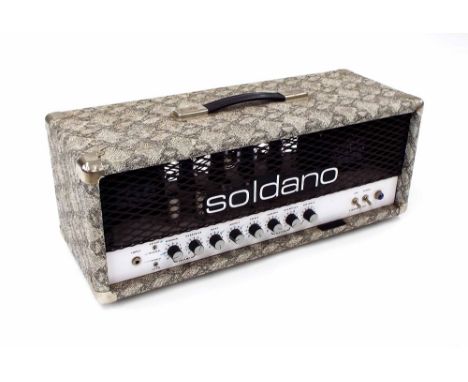 Tears for Fears - Soldano SLO-100 Super Lead Overdrive guitar amplifier head, snakeskin tolex, ser. no. 89255