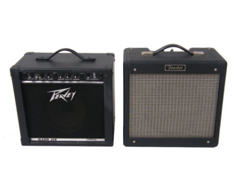 Fender Pro-Junior guitar amplifier, made in USA, ser. no. B-229325; together with a Peavey Blazer 158 practice amplifier (2)