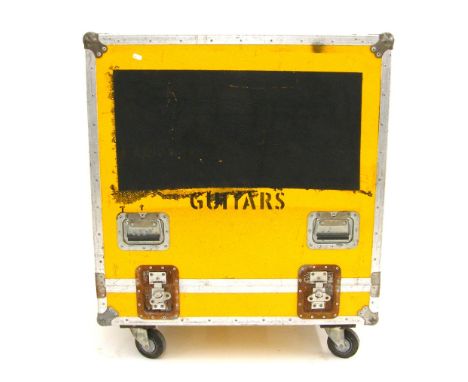 Genesis - heavy duty stage flight case no. 122 enclosing a Tone Tubby speaker cabinet with four green back Tone Tubby speaker