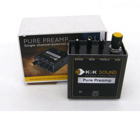 K &amp; K Sound Pure preamp single channel external preamplifier