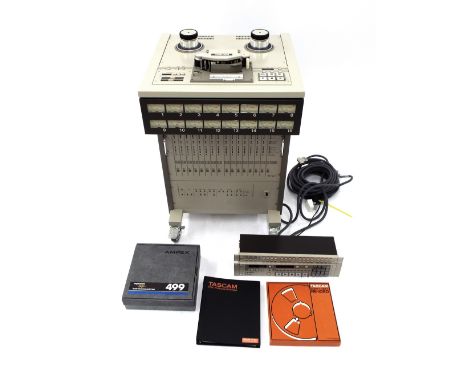 Tascam ATR-60-16 sixteen channel recorder/reproducer, made in Japan, ser. no. 250009, unused and as new; together with associ