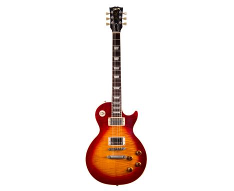 1985 Gibson Les Paul Standard '59 reissue electric guitar, made in USA, ser. no. 5xxx8; Finish: cherry sunburst, minor blemis