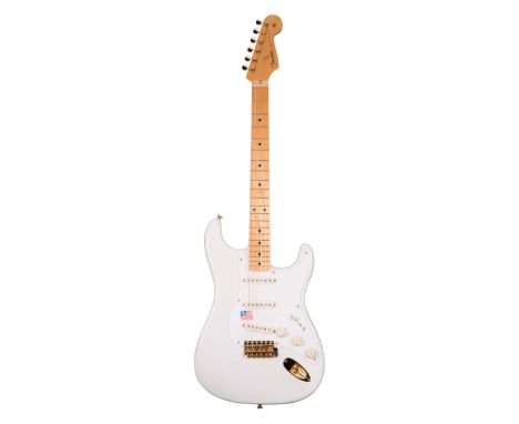 2007 Fender Limited Edition American Vintage '57 Stratocaster electric guitar, made in USA, ser. no. V1xxxx7; Finish: white; 