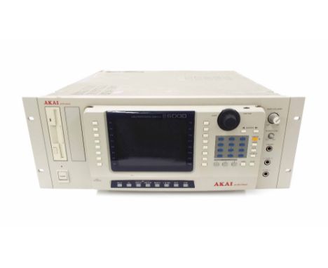 Tears for Fears - Akai S6000 Midi Stereo Digital Sampler rack unit, made in Japan, ser. no. A9855-00923 (powers up although n