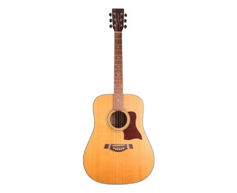 Tanglewood TW12NS acoustic guitar; Back and sides: mahogany, various imperfections; Table: natural, minor imperfections; Fret