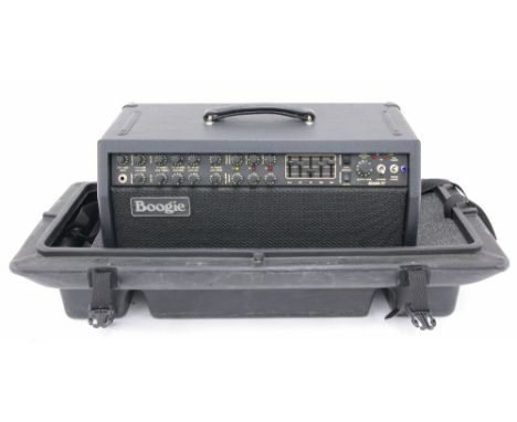 Mesa Boogie Mark IV guitar amplifier head, made in USA, within an Amp Mate hard case (USA plug)