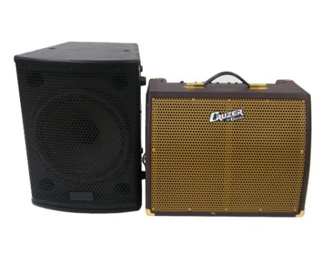 Cruzer by Crafter CR-35A guitar amplifier; together with a Tannoy extension speaker (2)