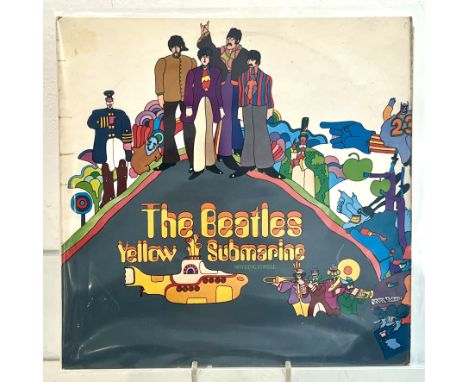 The Beatles ‎– Yellow Submarine. Original UK 1st pressing Stereo vinyl album copy, with red lines on back of sleeve. Parlopho