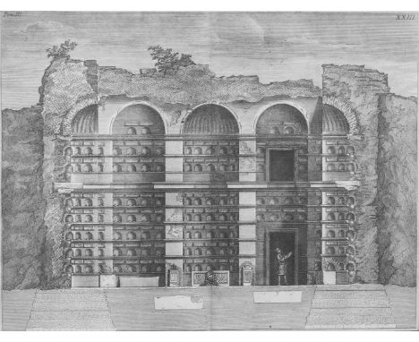 after Giovanni Battista Piranesi (Italian, 1720-1778) &ndash; a copper engraved Grand Tour veduta, originally pub. by Frances