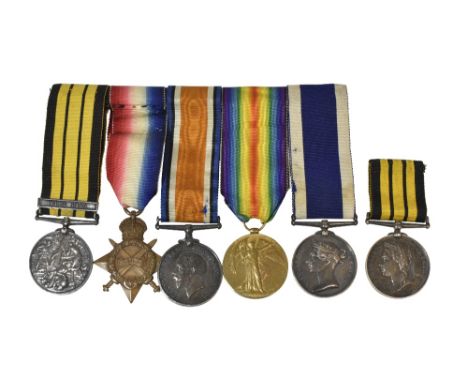 GROUP OF FIVE TO CHIEF ENGINE ROOM ARTIFICER, THOMAS STANLEY R.N.Ashanti Medal 'Witu 1890' - Correctly impressed - T Stanley 