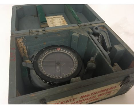A Royal Air Force world war II Type P12 Aircraft compass.