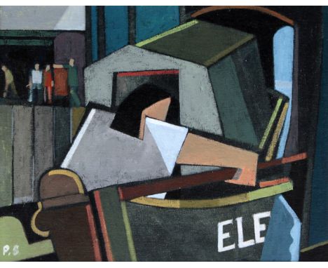 Peter Stanaway (British, b.1943) - 'Narrow boat'
Oil on panel, signed with initials, approx 25x30cm, framed. (illustrated)
