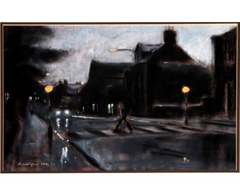 Robert Littleford FRSA BWS (British, b.1940) - 'Zebra crossing'
Mixed media, signed and dated (19)82, approx 25x35cm, framed.