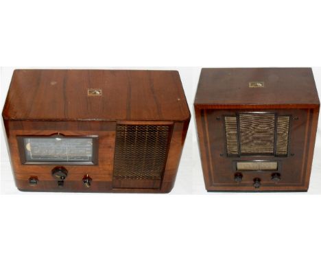 Two British made HMV (His Masters Voice) Radios.
Includes model 340 from 1935 and model 656 from 1938/39.
