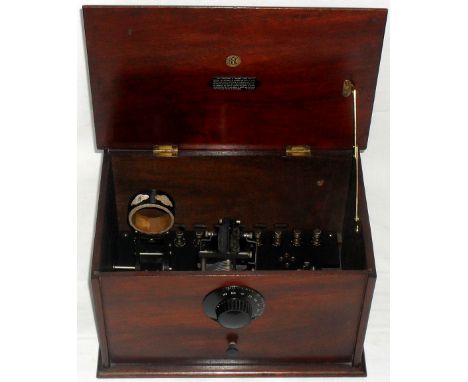 Early 20th Century Orchestron Valve Radio with 'phones.
