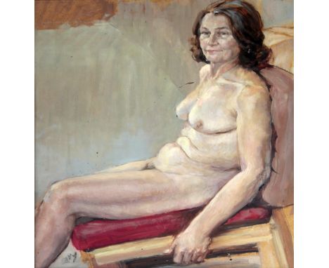 Emmanuel Levy (British, 1900-1986) - 'Seated female nude'
Oil on panel, signed, approx 50x40cm, framed.
NB: Emmanuel Levy was