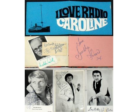 The Kinks Autographs.
Autograph Book which contains a signed card by The Kinks 'Ray Davies', 'Dave Davies', 'Pete Quaife' and